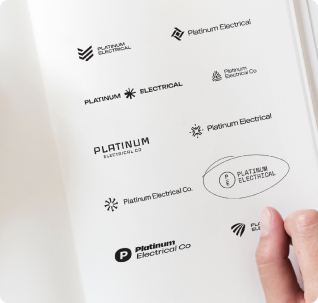 platinum electrical logo selection